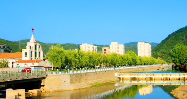 河道风景