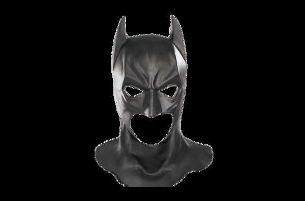 黑色蝙蝠侠头罩png元素