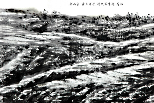 张丙官山水画图片