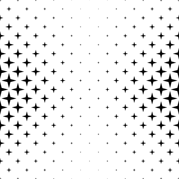 黑白星形图案抽象几何图形矢量背景
