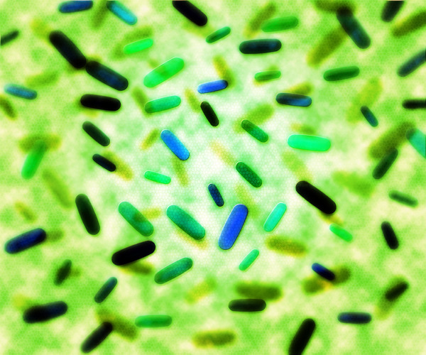 绿色病毒纹理背景