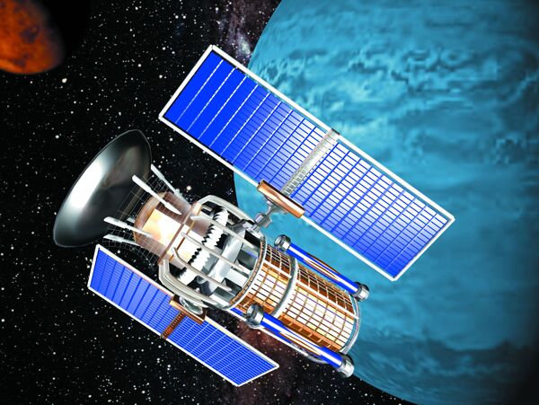 卫星通讯月球雷达科技通信