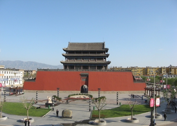 忻州古城门图片