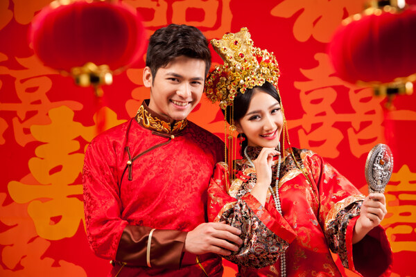 中式风格婚纱摄影图片