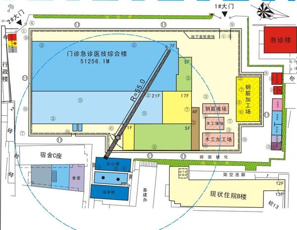 医院构造平面图图片