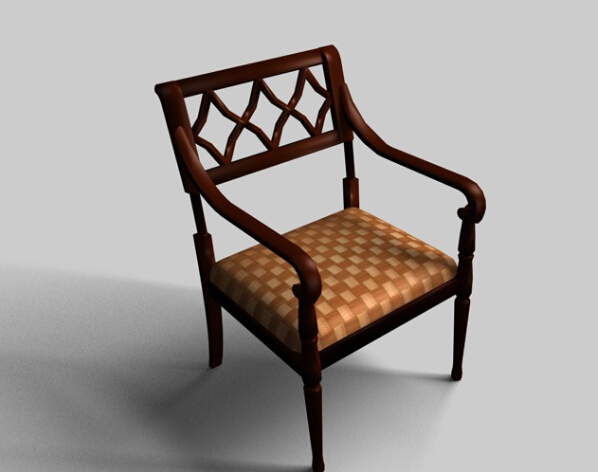 木藤椅模型