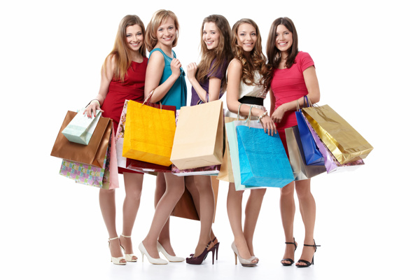 购物时尚女性图片