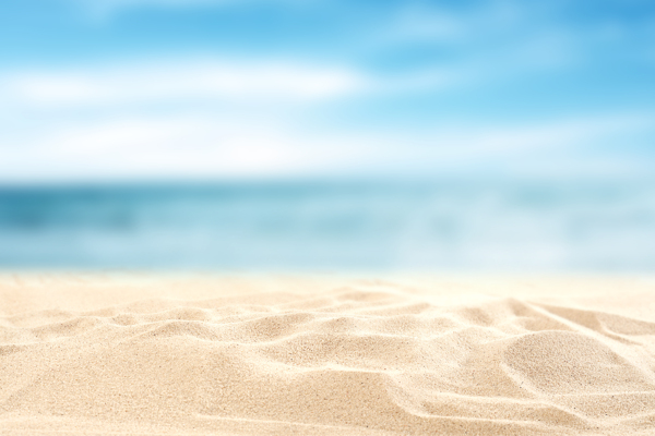 蓝天沙滩图片背景