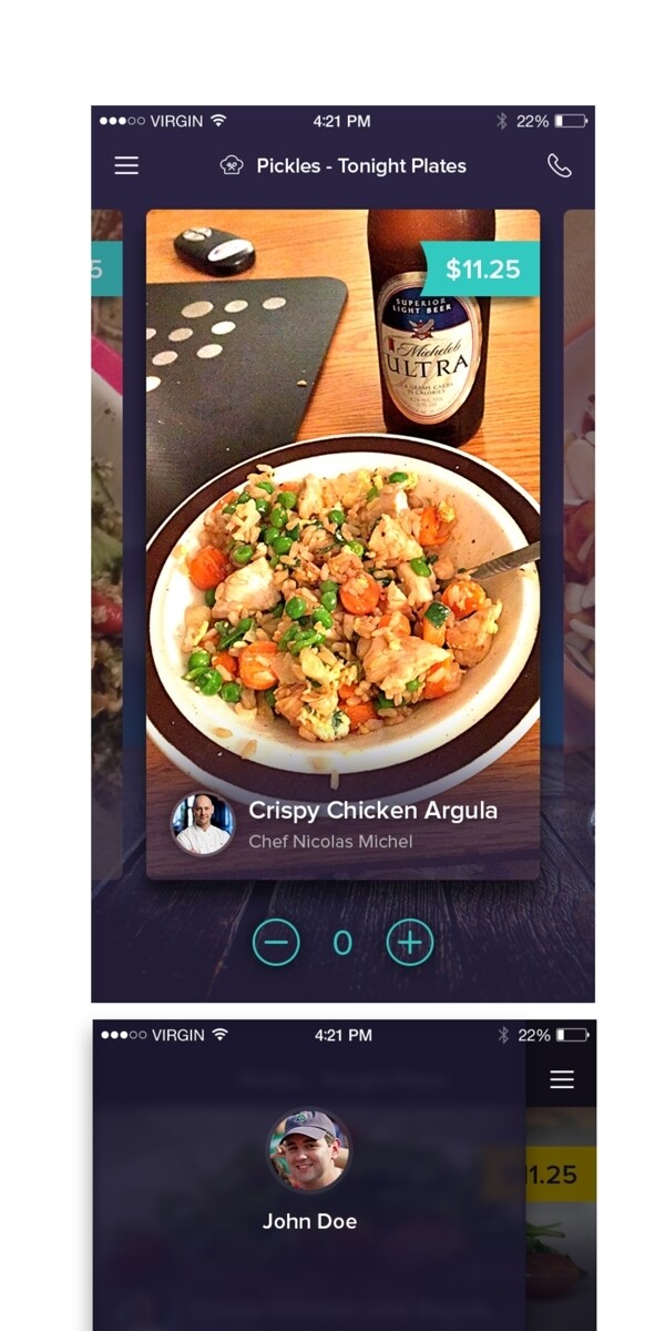 餐厅手机app界面设计