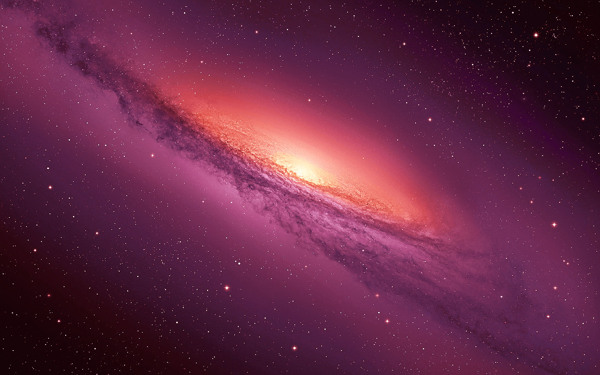 梦幻紫色星系背景