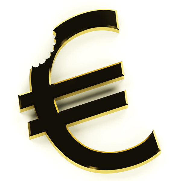 咬出经济危机和衰退的欧元