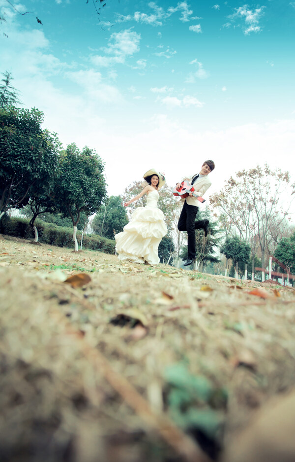 婚纱摄影韩式婚纱照图片