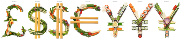 创意字母蔬菜图片