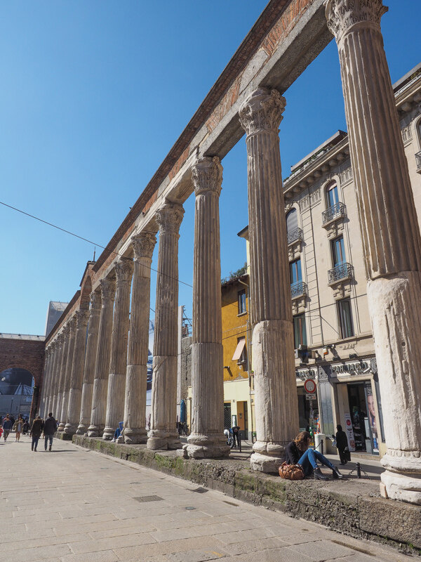 欧式罗马柱古迹