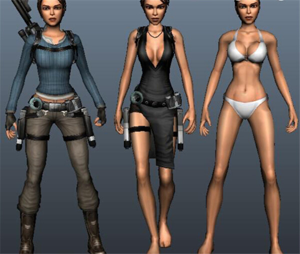 美女战士模型游戏模型