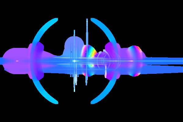 创意抽象光效图形免抠png透明素材