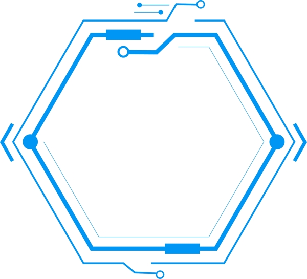 科技创意边框装饰素材