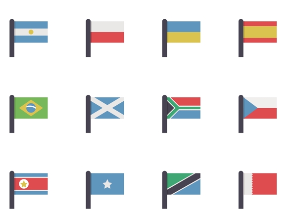各国旗帜图标