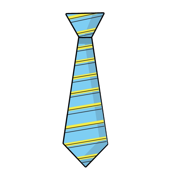 男士蓝色领带