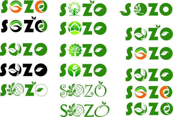 sozo字母字体设计