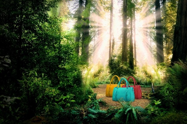 森林包包女包女性用品清新风格