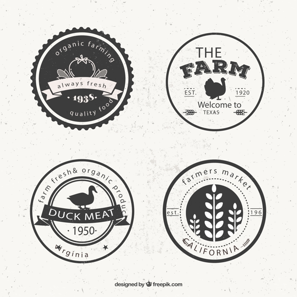农场产品标签图片