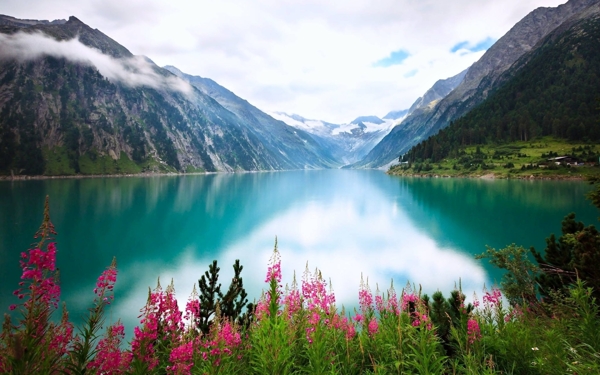 湖光山色风景