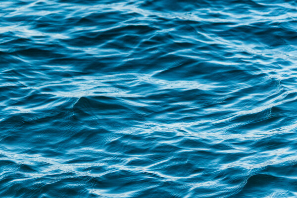 海浪蓝色波纹背景图