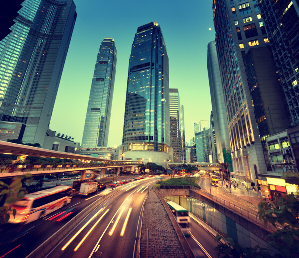 美丽香港夜景