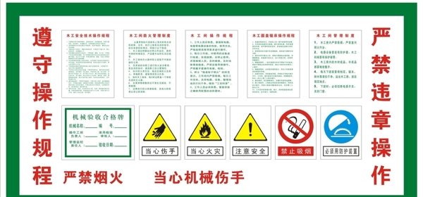 木工棚操作规程组合图片