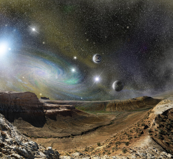 梦幻星系背景图片