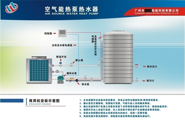 热水器安装图图片