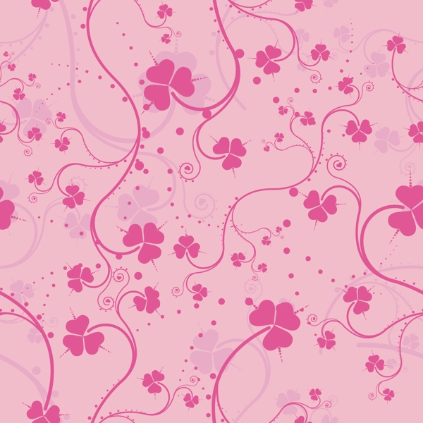 粉色花纹无缝衔接底图图片