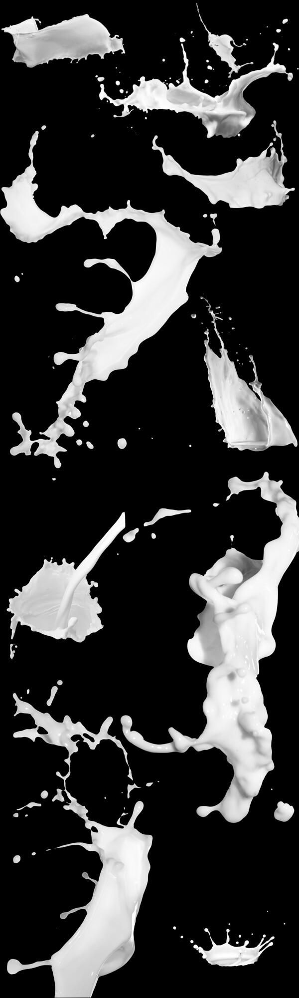 牛奶液体设计元素PSD分层图