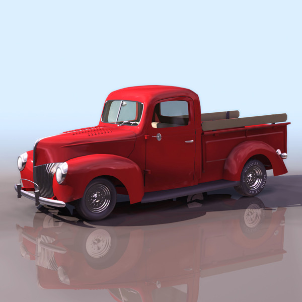 集装箱运输车卡车货车等3D模型素材14