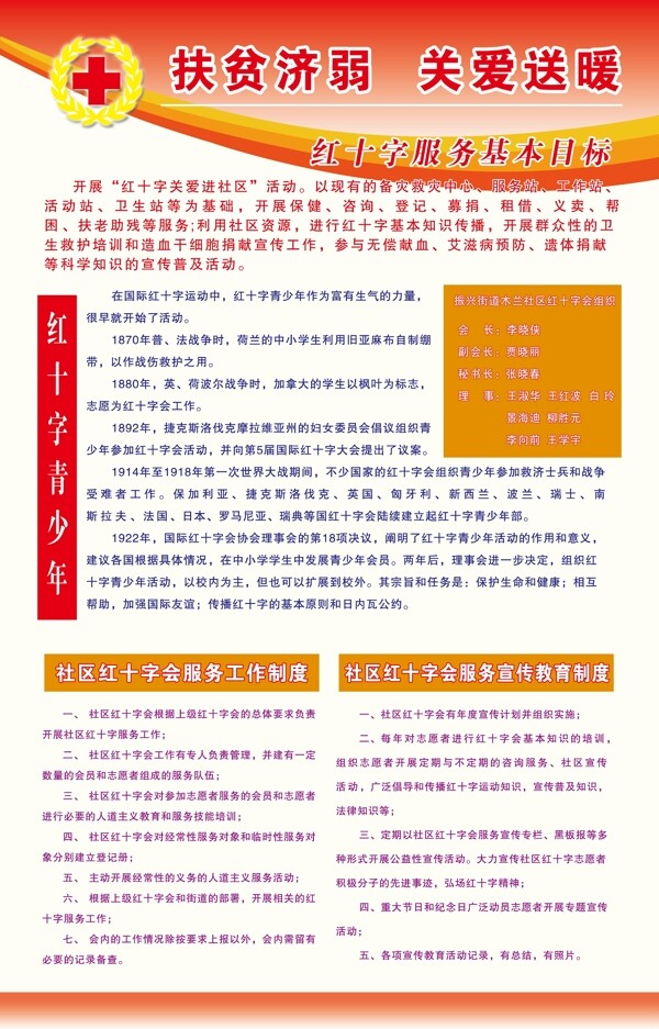 红十字会展板图片