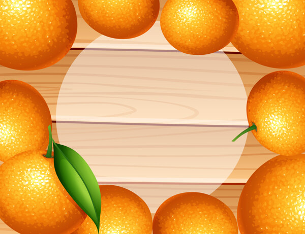 鲜橙插图框架设计
