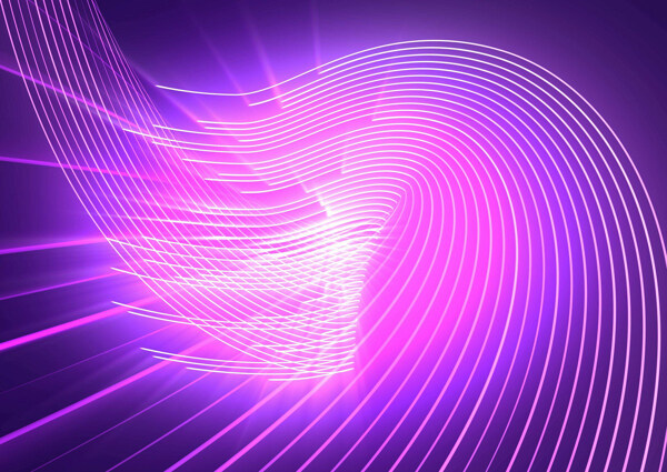 紫色声波背景图