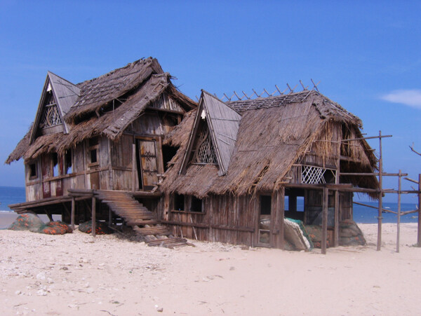 海边小木屋摄影