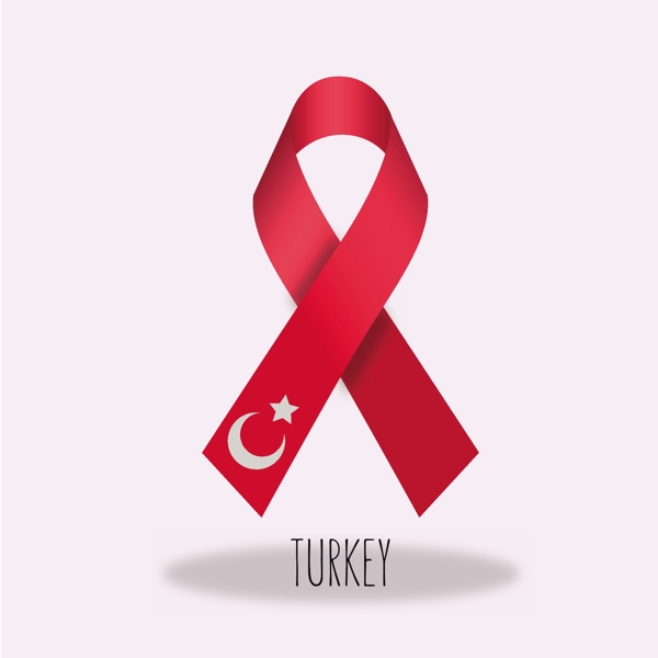 土耳其国旗丝带设计