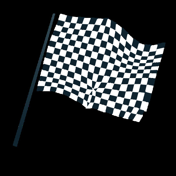 黑白格子旗图标