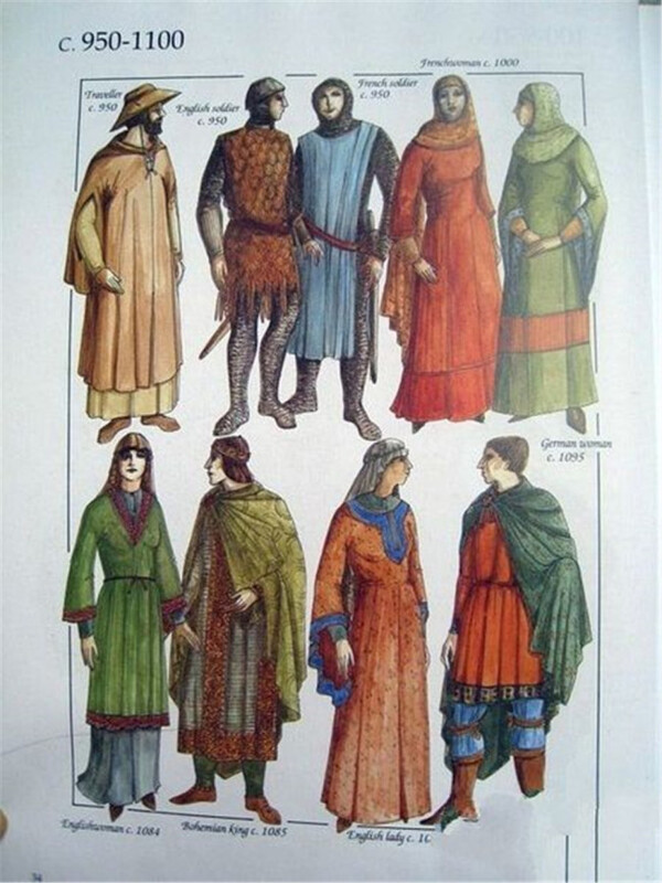 欧洲风格服装设计图