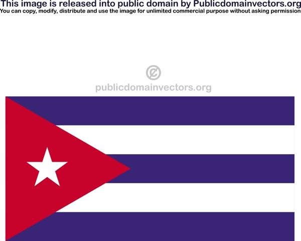 古巴矢量标志