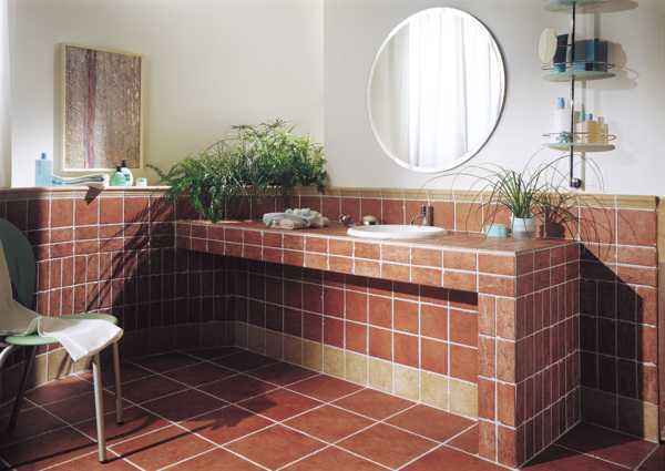 浴室卫生间瓷砖铺贴样板间铺砖