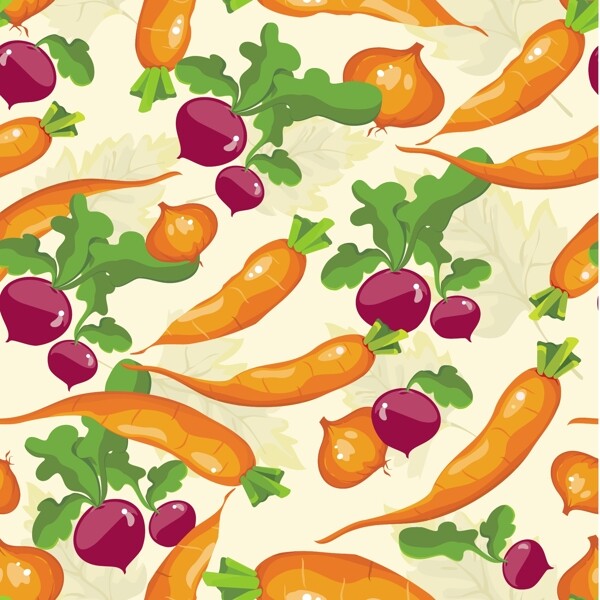 矢量彩绘蔬菜图片素材