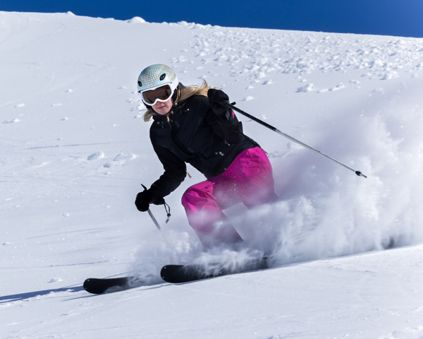 滑雪美女摄影图片