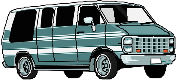 汽车小轿车矢量素材EPS格式0580