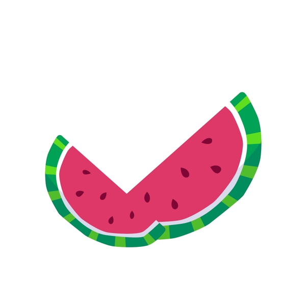 水果西瓜矢量卡通元素
