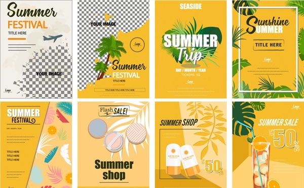 夏季购物海报图片