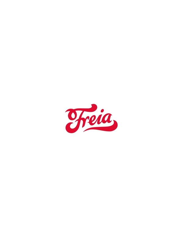 Freialogo设计欣赏Freia名牌饮料标志下载标志设计欣赏